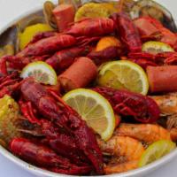 Combo #1 Mix & Match 3 pounds of any 3 Seafood Boil items · Pick 3 pounds in total  from  Shrimp, mussels, clam or  crawfish, one pond for each item.  M...