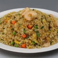  Shrimp Fried Rice · Stir-fried Rice or noodle Tossed with Shrimp, egg & mix veggie