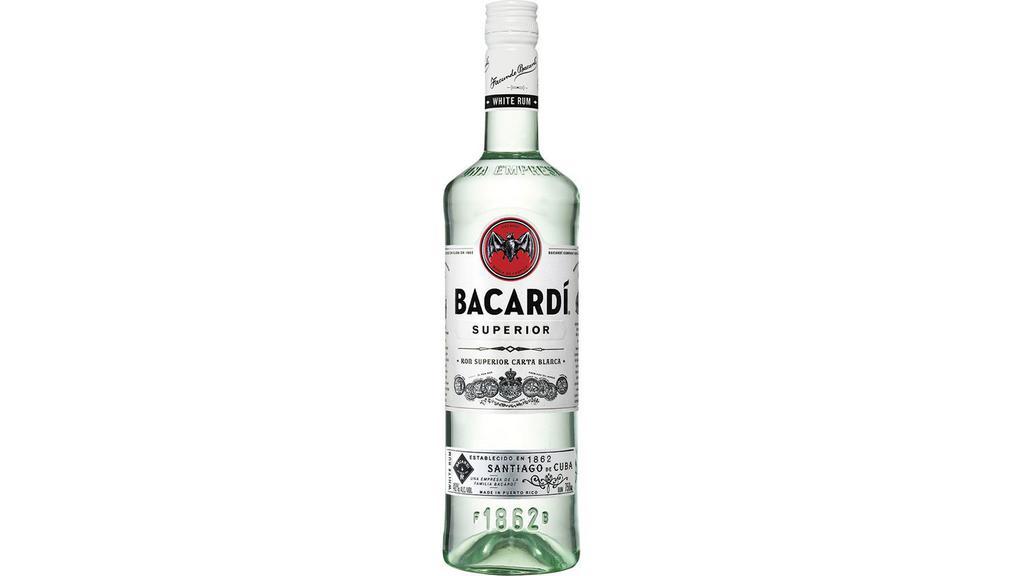 Bacardi Superior (750 Ml) · BACARDÍ Superior Rum is a light and aromatically balanced rum. Subtle notes of almonds and lime are complemented by hints of vanilla. The finish is dry, crisp, and clean.