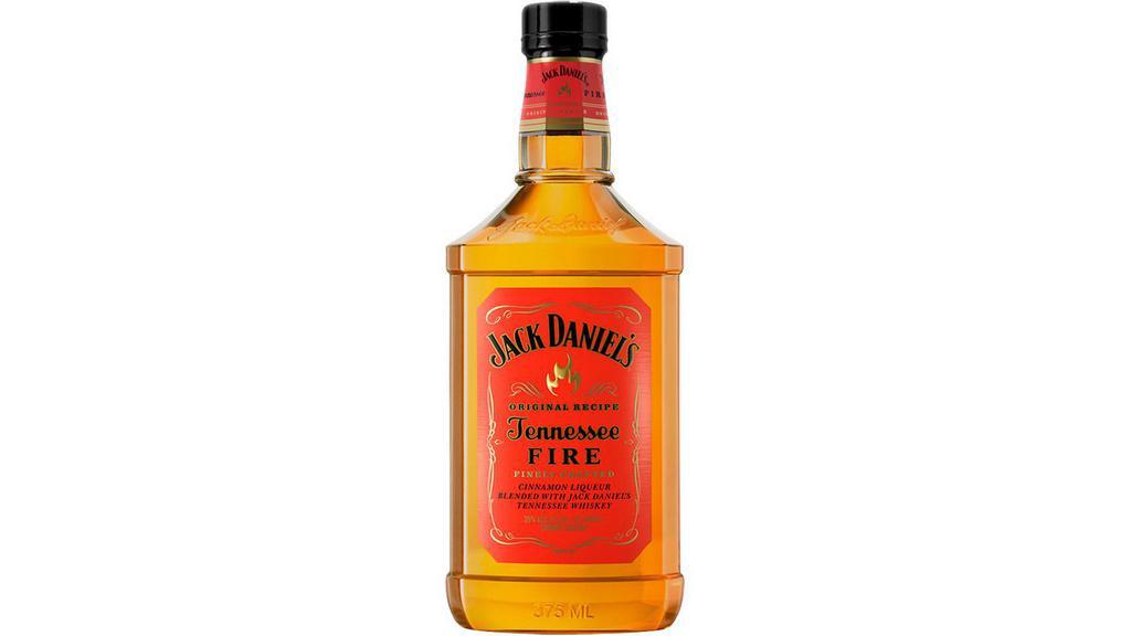 Jack Daniels Tennessee Fire (375 ml) · Sometimes, mixing fire and whiskey is a good thing. Our Tennessee Fire blends warm cinnamon liqueur with the bold character of Jack Daniel’s Old No. 7 for a classic spirit with a surprisingly smooth finish.