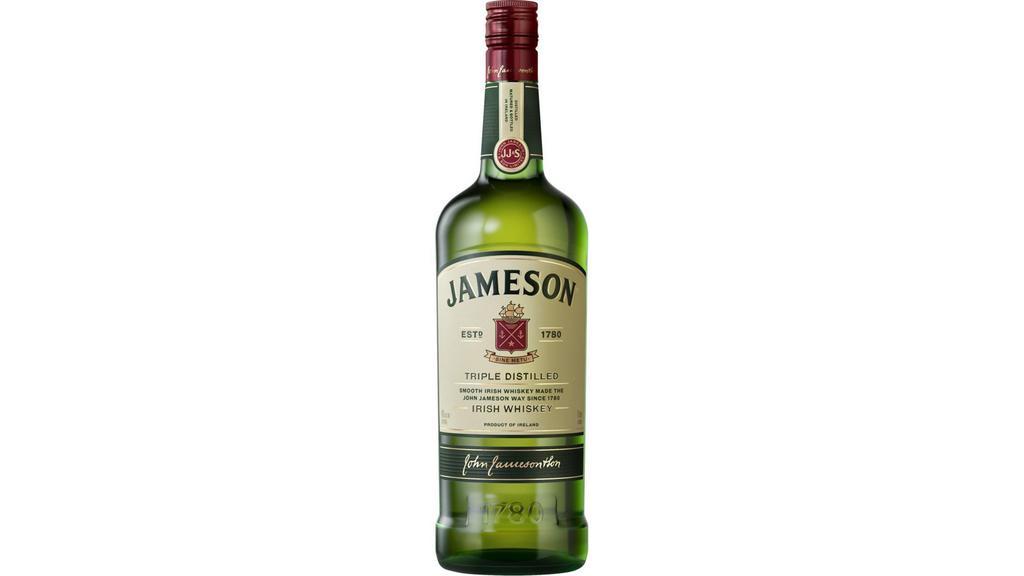 Jameson Irish Whiskey (1.75 L) · When only the best will do, choose Jameson Irish Whiskey. This blended Irish whiskey is triple distilled for a smoothness and taste that is one-of-a-kind. Get your own bottle and discover why so many people love the rich taste of Jameson.