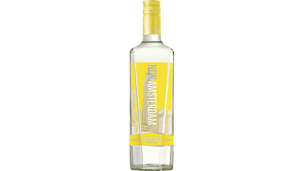 New Amsterdam Lemon Vodka (750 Ml) · New Amsterdam Lemon offers a refreshing, crisp profile layered with sweet, bright lemon flavors. The complexity of the natural fruit flavor is perfectly balanced with just enough bite for a clean, smooth finish.