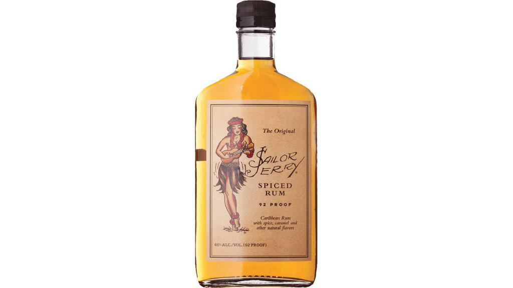 Sailor Jerry Spiced Rum (375 Ml) · Flavors of vanilla and oak with hinds of clove and cinnamon