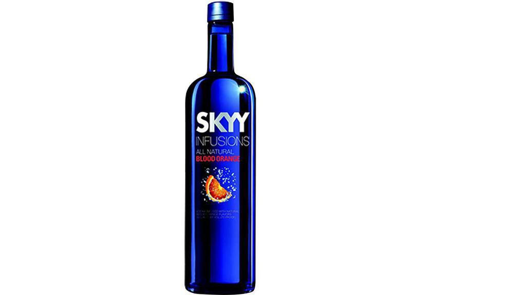 Skyy Infusion Blood Orange (750 ml) · Clear and smooth gluten-free vodka with a zesty blood orange finish.