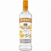 Smirnoff Orange (750 ml) · Smirnoff Orange is infused with a blend of six varietals of mandarin and navel oranges for a...