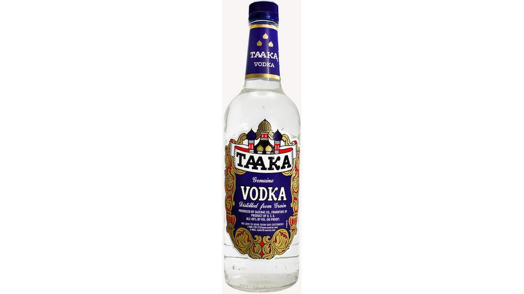 Taaka Vodka (750 ml) (Vodka) · An excellent example of a smooth, clean vodka that does not sport a high price tag.