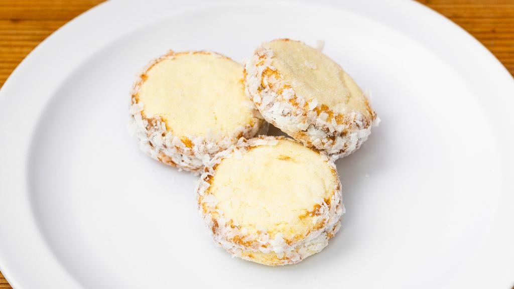 Small Alfajor · Argentine cookie with dulce de leche.