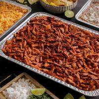 Family Pack #2 · 2 Lbs. of your choice of Meat, 32 oz. of Rice, 16 oz. of Beans, 8 oz. of Salsa, 
8 oz. of Pi...