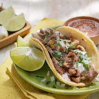 Taco's Ala Carte · Choice of meat, onion & cilantro.