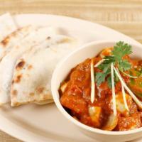 Paneer Simla Mirch · Cottage cheese cooked along with bell pepper and Indian spices.