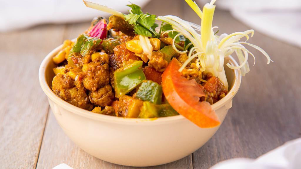 Mix Mass Tarkari · Nepali style seasonal mix veg curry.