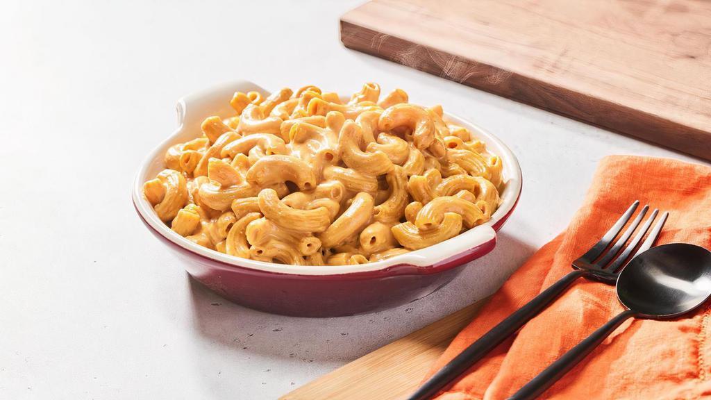 Vegan Mac by Homeroom · By Homeroom. Rich, creamy and dairy-free! Our homemade sauce has tofu, soy sauce and our secret spice blend. Contains gluten, soy, and nightshades. We cannot make substitutions.
