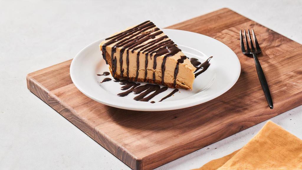 Peanut Butter Pie by Homeroom · By Homeroom. You'll go nuts for it! Creamy peanut butter filling inside a crunchy graham cracker crust, drizzled with homemade chocolate sauce. Contains gluten, dairy, and eggs. We cannot make substitutions.