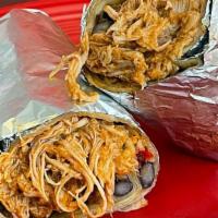 Chicano Chicken Burrito by Papalote · By Papalote Mexican Grill. Chicken simmered in our special Papalote chipotle salsa, black be...
