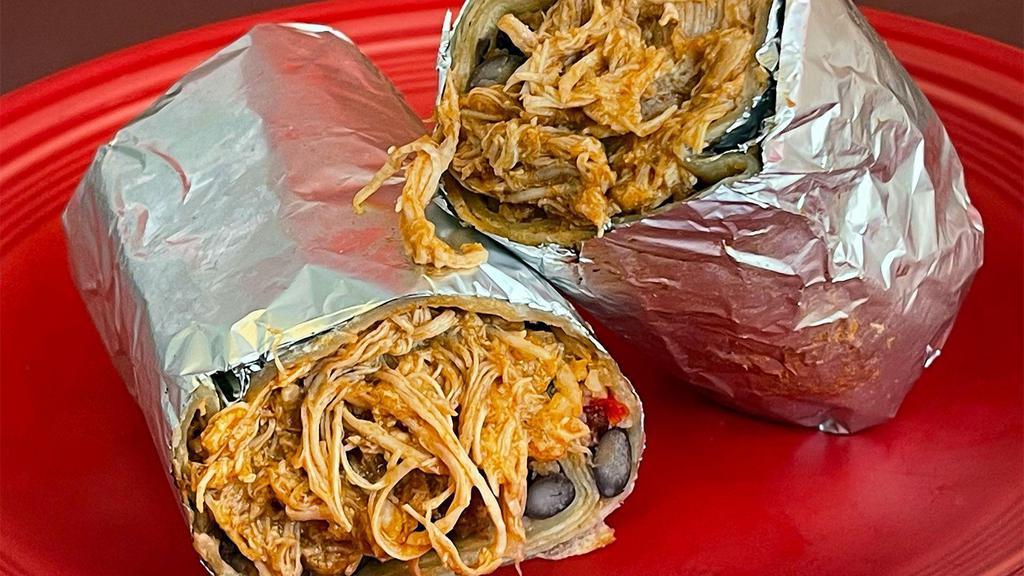 Chicano Chicken Burrito by Papalote · By Papalote Mexican Grill. Chicken simmered in our special Papalote chipotle salsa, black beans, spanish rice and salsa fresca. Contains gluten and nightshades. We cannot make substitutions.