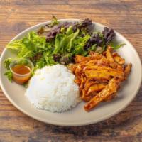 Signature Chicken Teriyaki Plate by Glaze Teriyaki Grill · By Glaze Teriyaki Grill. Grilled all-natural chicken thigh served over white rice, alongside...