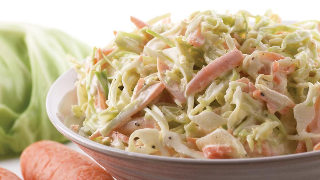 Cole Slaw · Our classic cole slaw with shredded green cabbage, carrots, and creamy dressing.
