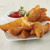 Potato Wedges · Potato wedges fried and seasoned 1/4 lb. (1/2 lb and 1 lb available)