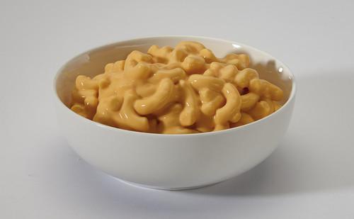 Macaroni & Cheese · Cheddar and colby cheese with noodles.