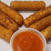 Mozzarella Sticks  · 7 deep fried sticks served with our house made marinara sauce