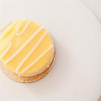 Lemon Biscotti Cheesecake · Rich lemon cheesecake on a biscotti crust