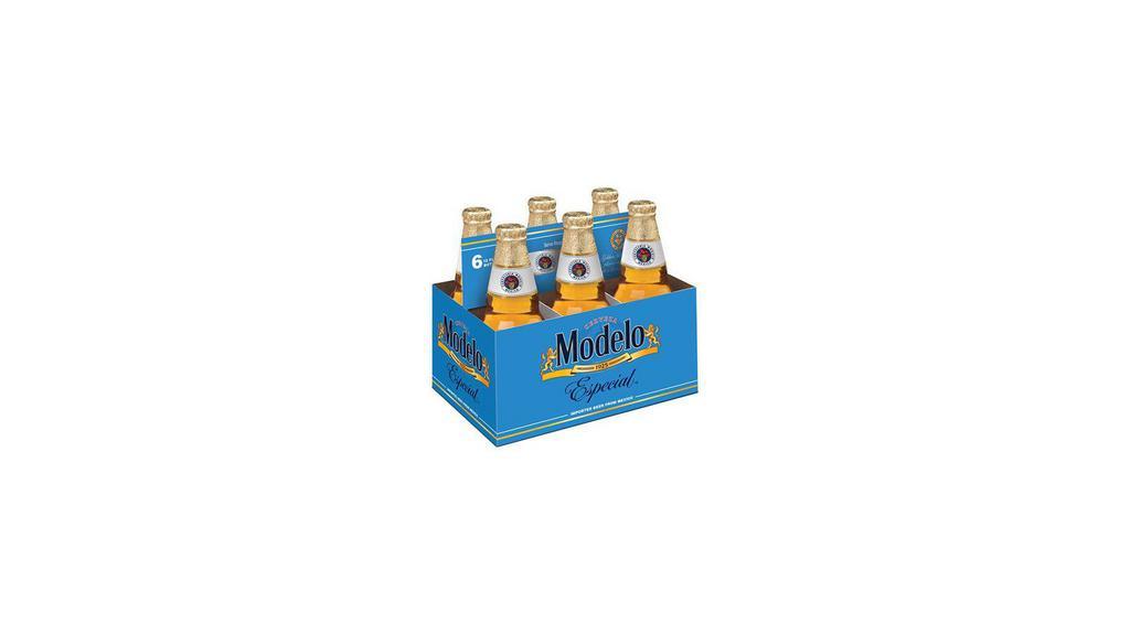Modelo Especial Beer Bottles (12 Oz X 6 Ct) · 