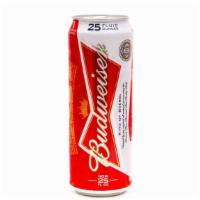 Budweiser 25oz Can · Includes CRV Fee