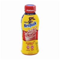 Nesquik Strawberrie Milk 14 Oz · Includes CRV Fee