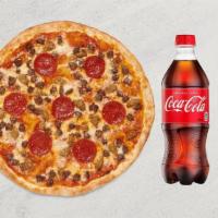 MOD + Drink · Create Your Own MOD-size pizza or salad, plus a bottled beverage