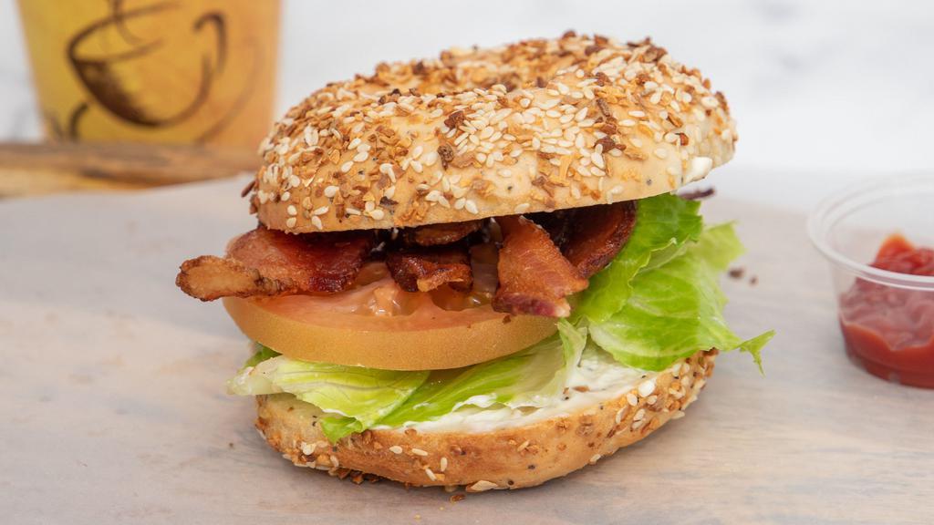 BLT Sandwich · Choose between croissant, bagel, or white or wheat bread.