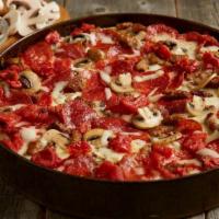 Bj'S Classic Combo Pizza - Large · Pepperoni | italian sausage | mushrooms | seasoned tomatoes