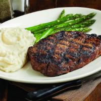 Bj'S Classic Rib-Eye* · Juicy, well-marbled 14 oz.*  rib-eye | choice of two signature sides  *Pre-cooked weight