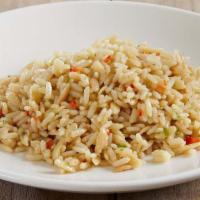 Rice Pilaf · Rice | red bell pepper | green onion