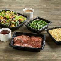 Slow- Roasted Tri-Tip Bundle · 30 oz. Tri-Tip | 2 Family-Sized Sides | 1 Family-Sized Salad  Serves 4