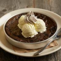 Cookies 'N' Cream Pizookie® · Rich chocolate cookie with the taste of Oreo® cookies | rich vanilla bean ice cream | a doll...