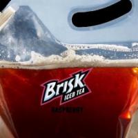 Brisk'S Raspberry Iced Tea 64 Oz · 64 Ounce Beverage Bag