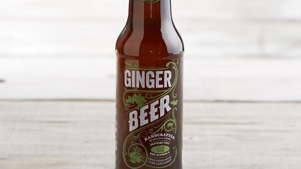 Bj'S Ginger Beer - Single Bottle · A caffeine-free ginger beer soda sweetened with pure cane sugar and free of artificial flavors.  A recycling deposit has been added, where applicable.