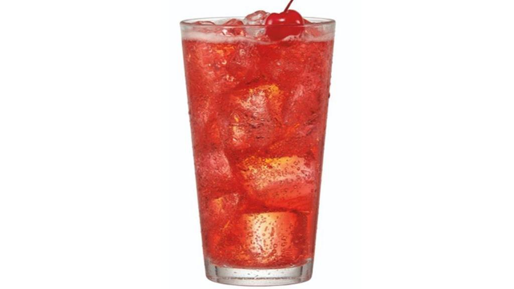 Shirley Temple · Refreshing caffeine-free drink with Sierra Mist, Rose's Grenadine and cherries.