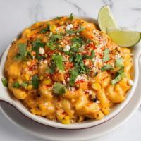 Elote Mac by Homeroom · By Homeroom. You'll love it elote. Roasted sweet corn, serrano peppers, cheddar and monterey...