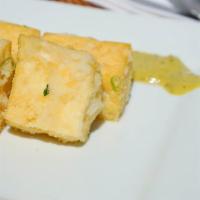 Salted Yolk Fried Tofu · 黄金炸豆腐