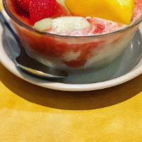 Mixed Fruit Strawberry Puree · 鮮什果草莓汁底