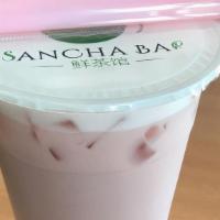Rose Milk Tea · Hot drinks are available upon request.