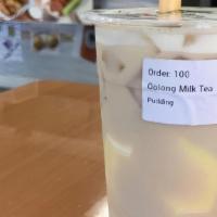Oolong Milk Tea · Hot drinks are available upon request.