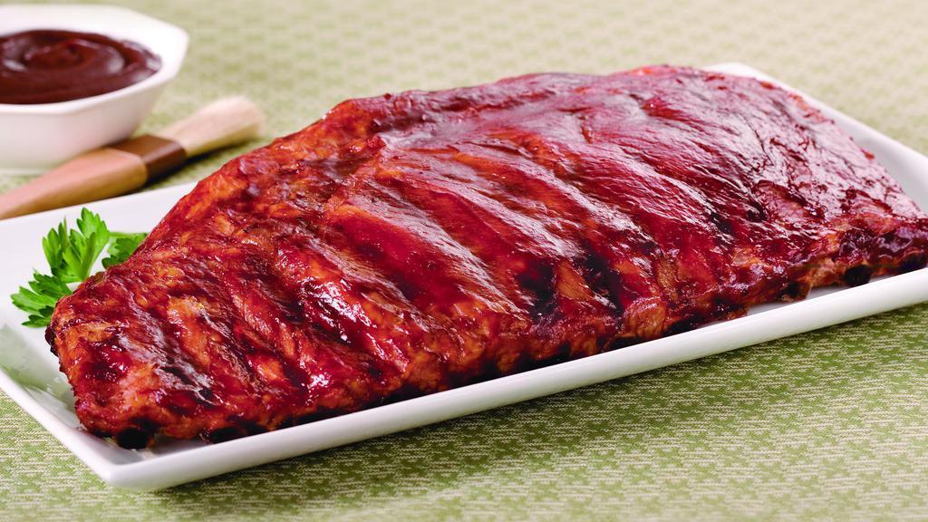 Signature Sweet Savory Ribs (Full) · Full rack of ribs with our sweet and savory sauce. Served hot. 22 oz.