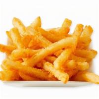 French Fries · Medium cut potatoes deep-fried and lightly salted. 360 cal.