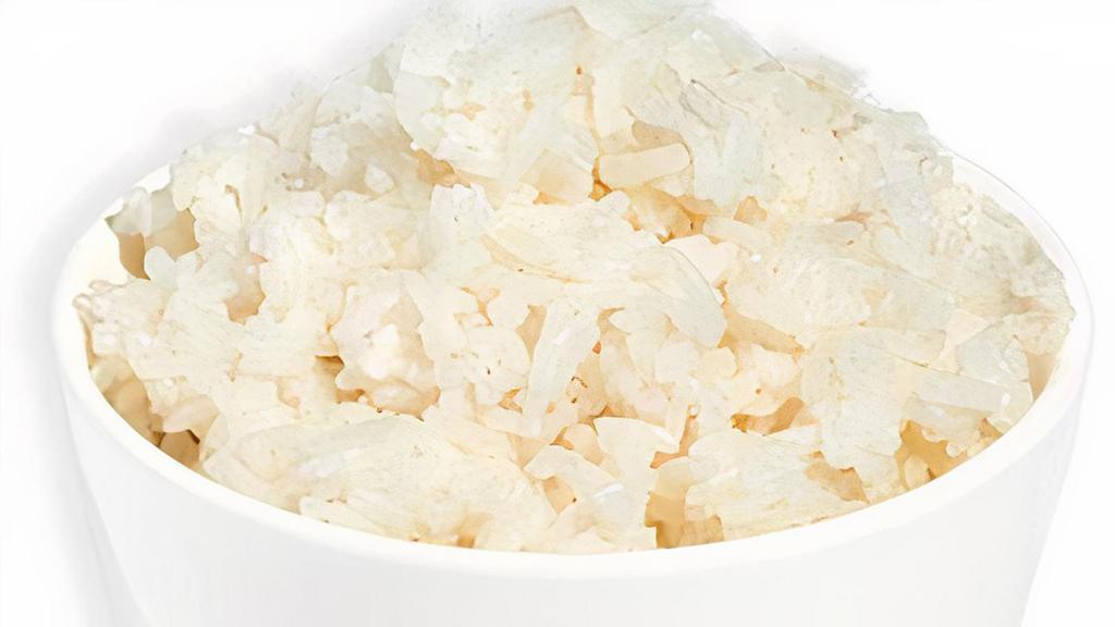Steamed Rice · Fluffy, cooked white rice. 398 cal.