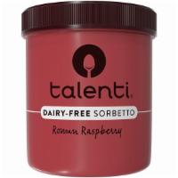 Talenti Roman Raspberry Sorbetto Pint · Packed with raspberries, this non-dairy, vegan sorbetto is intensely flavorful. With hints o...
