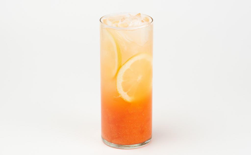 Guava Sunset · Freshly blended guava and pineapple marmalade with a splash of lemon juice