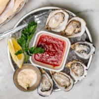 Oysters on half shell · West Coast