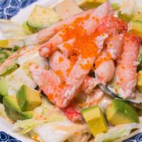Crab Salad · (Spicy or not spicy) real crab meat with mixed green.